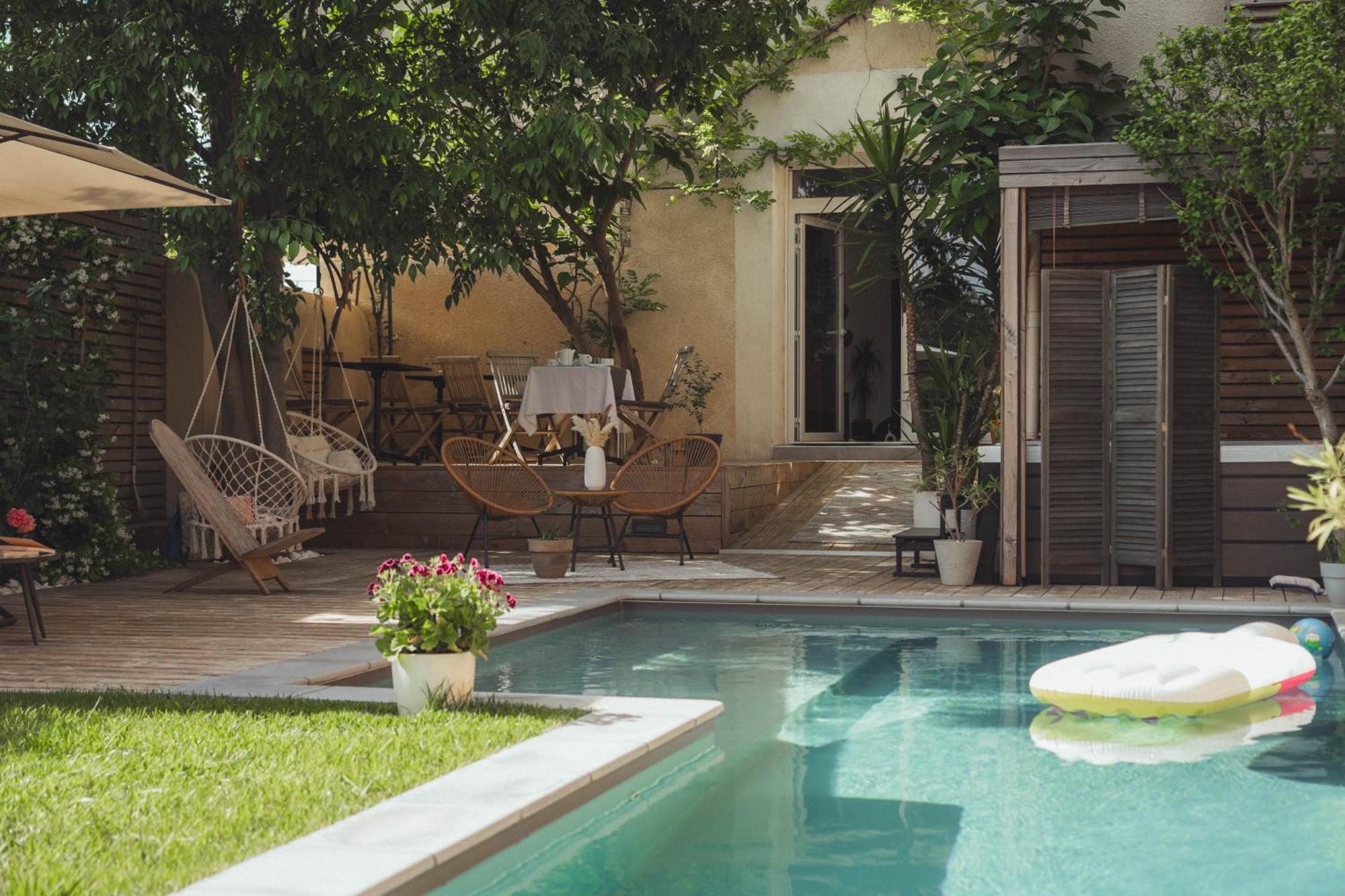 La Domitia - Maison D'Hotes, Massages & Bien-Etre Montbazin Dış mekan fotoğraf